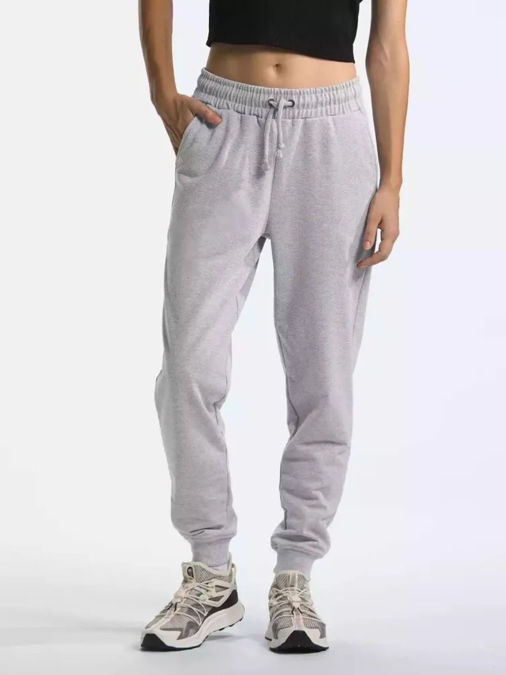 NWOT The North Face Gray Fleece Heritage Patch Jogger Pants Size XL $65 MSRP